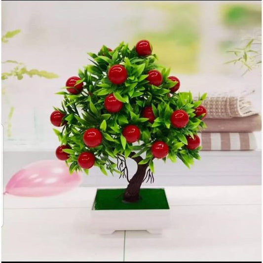 Artificial Fruit Bonsai Tree | Elegant Home Decor Accent🍏🌿