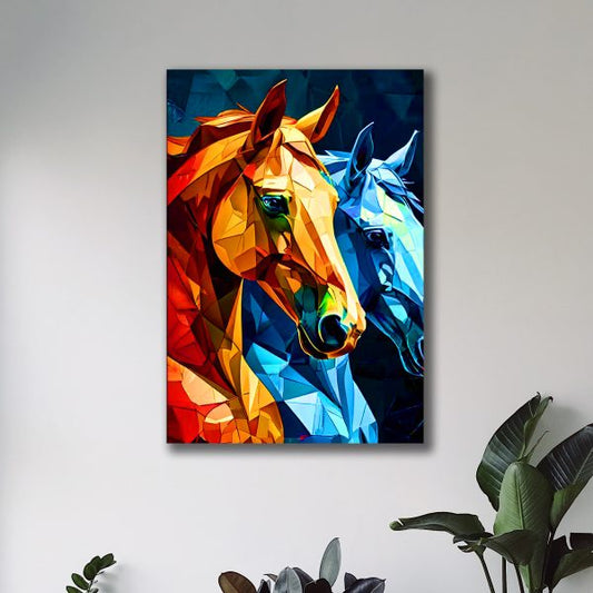 Horse Aesthetic Wooden Frame 8×11 Inch