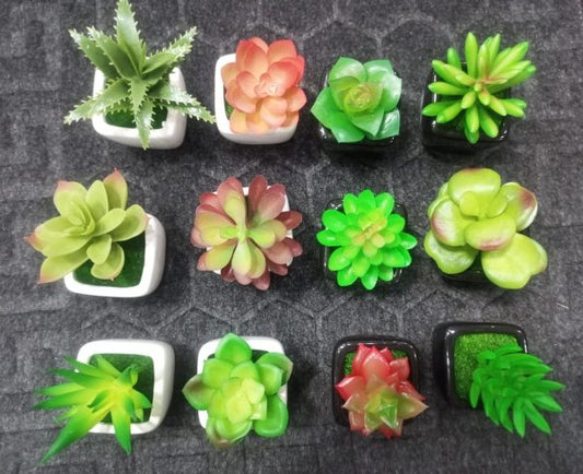 Mini Artificial Plant Ball | Square Shape Decoration for Home & Office🌿