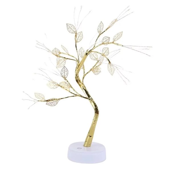 LED Tree Night Light | USB Powered Touch Lamp, DIY Xmas Tree Decor