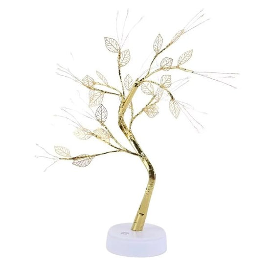 LED Tree Night Light | USB Powered Touch Lamp, DIY Xmas Tree Decor